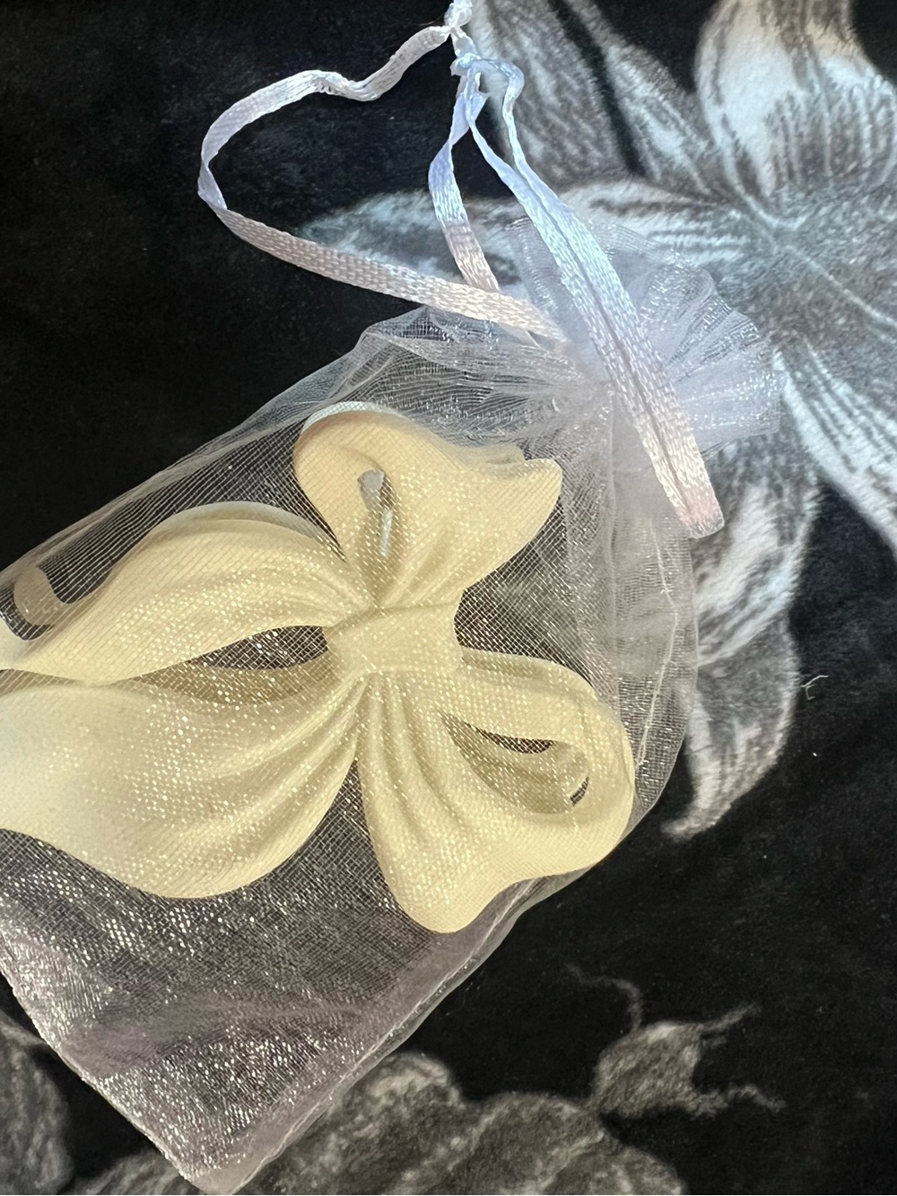 Ivory Bow Hair Clip - Women Accessories Hair Accessories